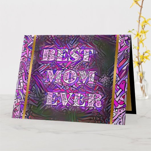 Populaire Gift Modern Elegant Kaart (Gele Bloem)