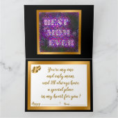 Populaire Gift Modern Elegant Kaart (Binnen)