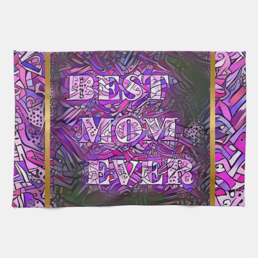 Populaire Gift Modern Elegant Theedoek (Horizontaal)