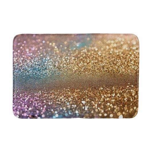 Populaire Glitter Opal Holografische Collectie Badmat (Voorkant)