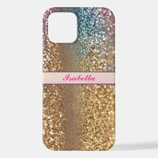 Populaire Glitter Opal Holografische Collectie iPhone Hoesje (Achterkant)