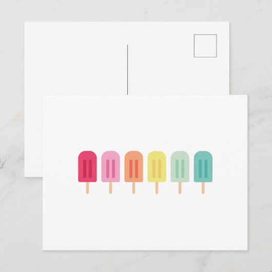 Populaire grens briefkaart (Voorkant / Achterkant)