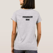 Populaire Grey Ik heb Cat-itude Halloween T-Shirt (Achterkant)