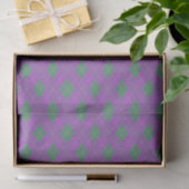Populaire Groene Paarse Plaid Kerst Tissuepapier (Geschenk)