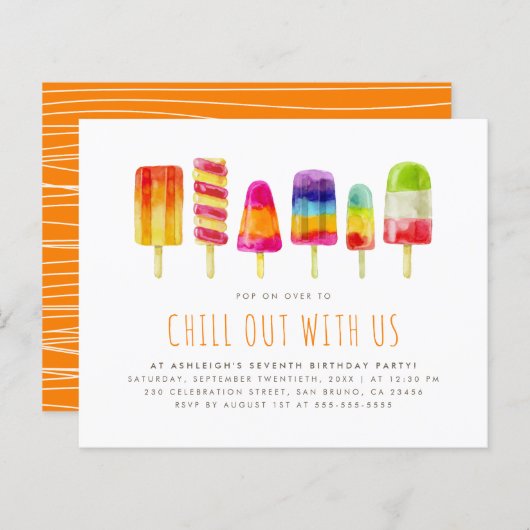 Populaire groep Begroting | Kinderen van Birthday (Voorkant / Achterkant)