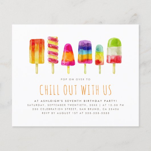 Populaire groep Begroting | Kinderen van Birthday (Voorkant)