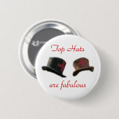 Populaire hoeden ronde button 5,7 cm (Voorkant /achterkant)