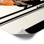 Populaire hond van de Dog  met Cigar en top Hat Poster (Hoek)