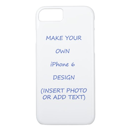 Populaire iPhone 7 Hoesje Sjabloon Voeg Uw foto to (Achterkant)