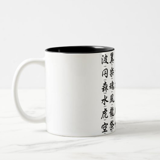 Populaire Japanse Kanji Tweekleurige Koffiemok (Links)
