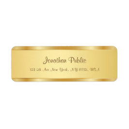 Populaire kalligrafie Script Naam Tekst Goud Moder Etiket