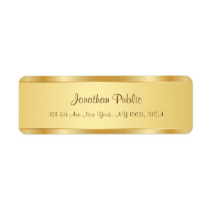 Populaire kalligrafie Script Naam Tekst Goud Moder Etiket