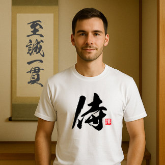 Populaire Kanji [侍] Samurai T-shirt