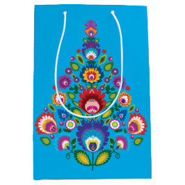 Populaire kerstcadeau-tas met aangepast bericht medium cadeauzakje