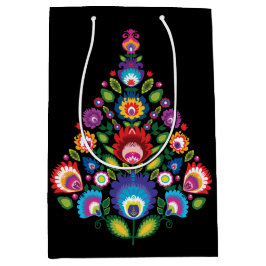 Populaire kerstcadeau-tas met aangepast bericht medium cadeauzakje