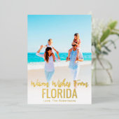 Populaire kerstkaart Gold Foil State Folie Feestdagenkaart (Staand Voorkant)