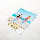 Populaire kerstkaart Gold Foil State Folie Feestdagenkaart (Gedraaid)