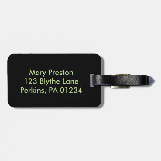 Populaire keuze! Aangepaste emmerlijst bagagelabel (Achterkant horizontaal)