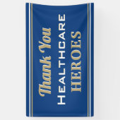 Populaire keuze! Gezondheidszorg Helden Dank u ban Spandoek (Verticaal)