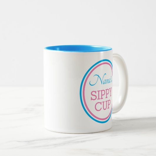 Populaire keuze! Nana's mok voor sippy cup koffie (Voorkant rechts)