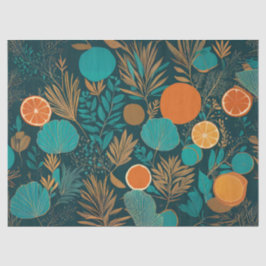 Populaire kleuren Sinaasappel plakjes tissue papie Tissuepapier