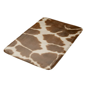 Populaire Koe Faux Leather Elegant Collectie Badmat