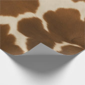 Populaire Koe Faux Leather Elegant Collectie Cadeaupapier (Hoek)