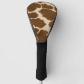 Populaire Koe Faux Leather Elegant Collectie Golfheadcover (Voorkant)