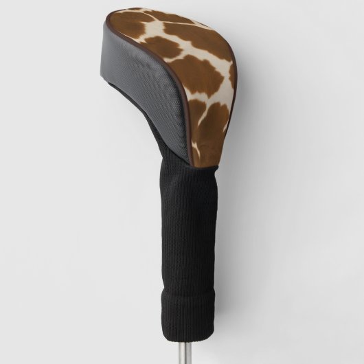 Populaire Koe Faux Leather Elegant Collectie Golfheadcover (Schuin)