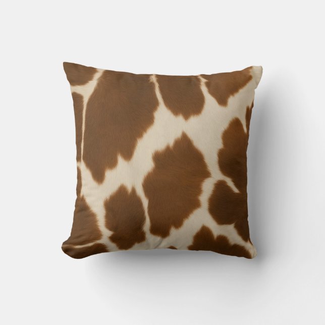 Populaire Koe Faux Leather Elegant Collectie Kussen (Voorkant)