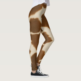 Populaire Koe Faux Leather Elegant Collectie Leggings