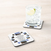 Populaire lichthuizen in Maine. Bier Onderzetter (Rechterzijde)