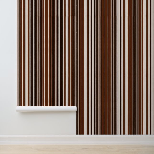 Populaire Linnen Luxe Bruin Wit Collectie Behang (Applicatie)
