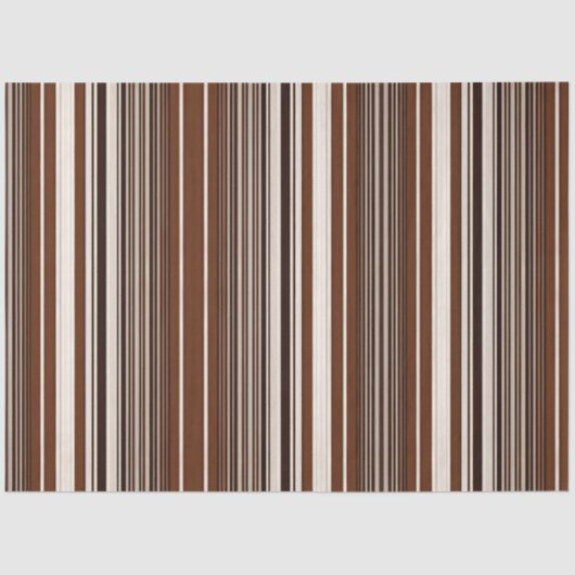 Populaire Linnen Luxe Bruin Wit Collectie Tissuepapier (Voorkant)