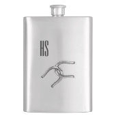 Populaire Lucky-Hoefijzers op zilver Flacon (Voorkant)