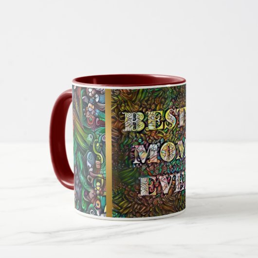 Populaire moderne elegante cadeau mok (Voorkant links)