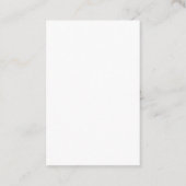 Populaire moderne Gold White-minimalistische profe Visitekaartje (Achterkant)