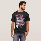 Populaire moeder in het beroep Physiotherapeut T-shirt (Voorkant volledig)