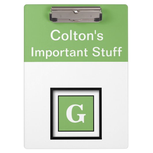 Populaire monochromatische Dollar Bill Klembord (Voorkant)