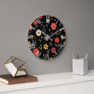 Populaire  Mooie Bloemen Collectie Grote Klok