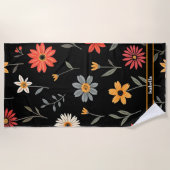 Populaire  Mooie Bloemen Collectie Strandlaken (Voorkant)