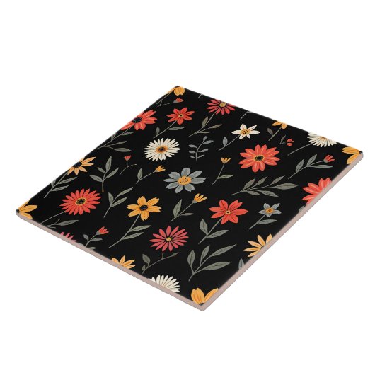 Populaire  Mooie Bloemen Collectie Tegeltje (Zijkant)