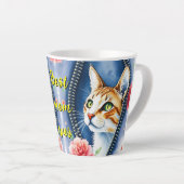 Populaire Mooie Schattigee Waterverf Kat Collectie Latte Mok (Rechterhoek)