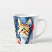 Populaire Mooie Schattigee Waterverf Kat Collectie Latte Mok (Rechts)