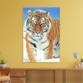 Populaire Natuur van het wintergordijngebergte in  Canvas Afdruk (Insitu (Woonkamer))