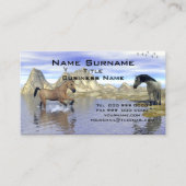 Populaire paarden Visitekaartje (Voorkant)