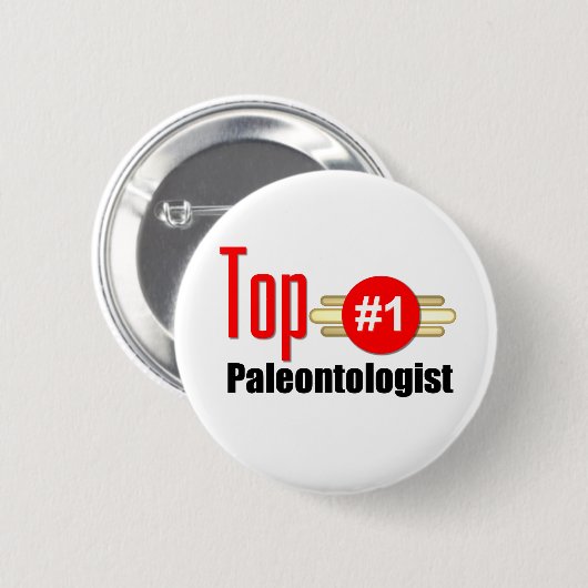 Populaire paleontoloog ronde button 5,7 cm (Voorkant /achterkant)
