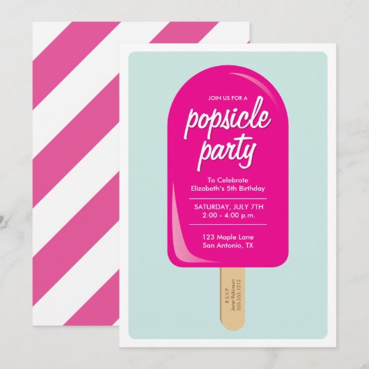 Populaire Partij Kaart (Voorkant / Achterkant)