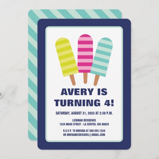 Populaire Partij Kaart (Voorkant / Achterkant)