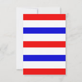 Populaire partij Rood, Wit en BBQ Kaart (Achterkant)